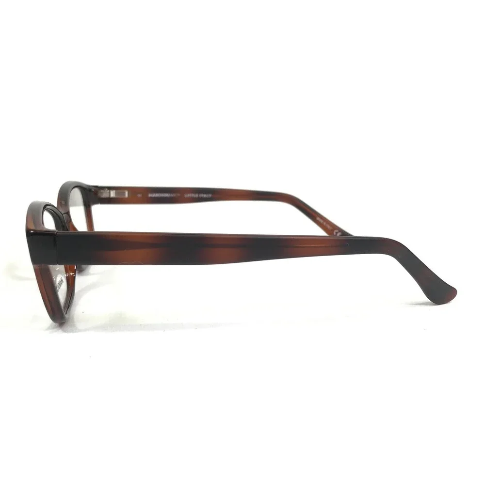 Marchon NYC Eyeglasses Frames CAPRI 215 Brown Tortoise Cat Eye 53-15-140